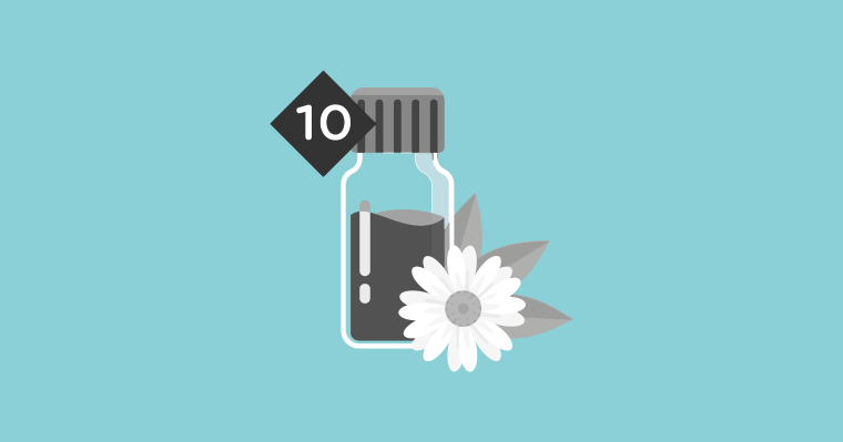 featured photo for 10 botanical oils infographics
