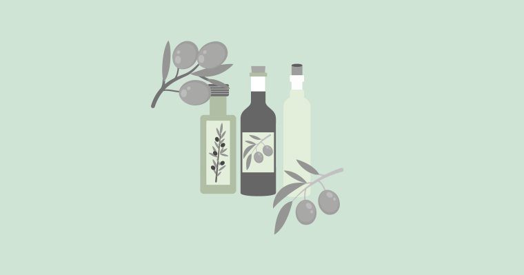 featured photo for olive oil infographic