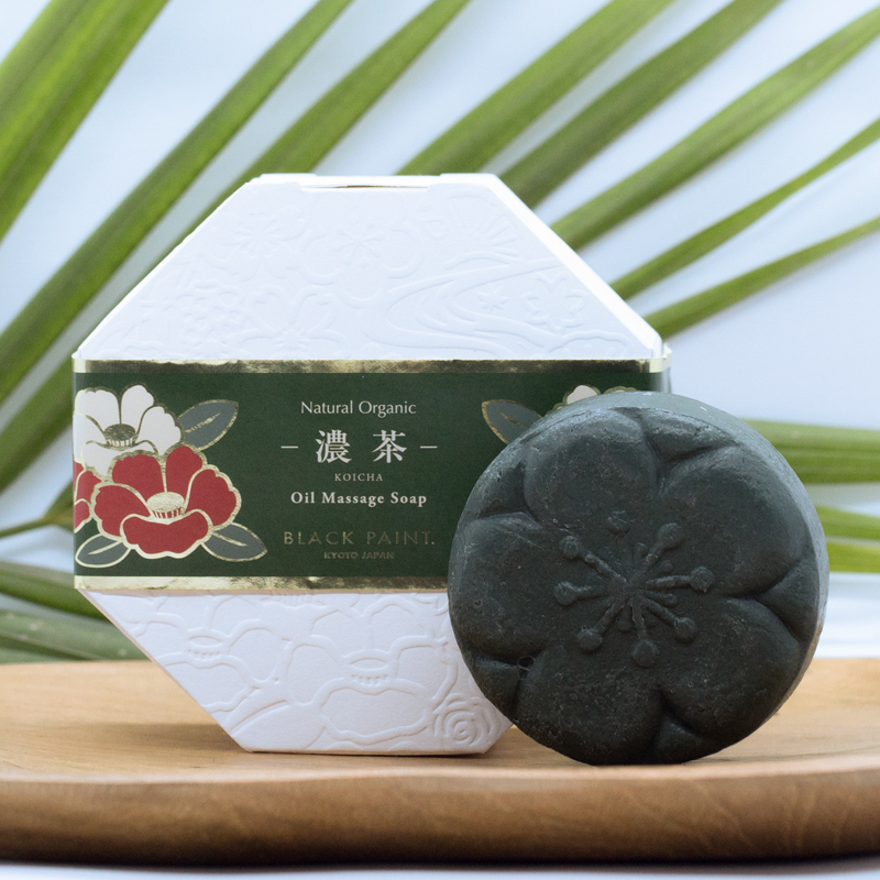 Koicha Tea Soap is an anti-aging, wrinkles, pigmentation soap
