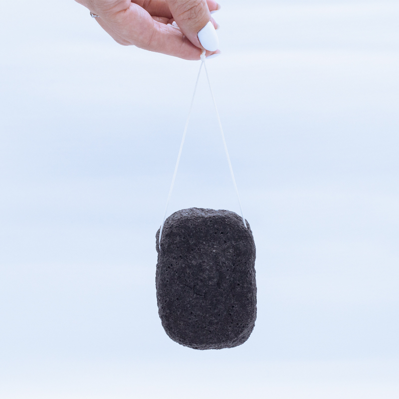 Black Konjac Sponge is an impurities extracting & gentle exfoliating sponge